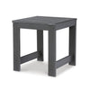 Wigo 22 Inch Outdoor Side End Table Slatted Top Modern Charcoal Gray By Casagear Home BM315967