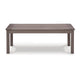 Ashley Karo 49 Inch Outdoor Coffee Table Slatted Top Modern Brown BM315972