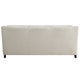 Mike 84 Inch Sofa Beige 2 Pillows Reversible Cushions Solid Wood By Casagear Home BM316014