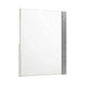 Ara 33 x 39 Dresser Mirror Crystal Accents White Glossy Laminate Finish By Casagear Home BM316132
