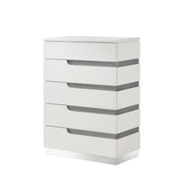 White and Silver