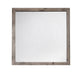 Ent 40 x 40 Dresser Mirror Tempered Glass Rectangular Frame Greige By Casagear Home BM316150