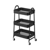 Navi 31 Inch Rolling Cart on Caster Wheels for Home Office Storage By Casagear Home BM316255