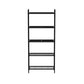 Juvi 57 Inch Storage Rack, 5 Shelves, Crossbar Sides, Dense Mesh, Black By Casagear Home