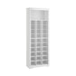 74 Inch Shoe Rack, Wide Top Shelf, 30 Pairs Storage Compartments, White By Casagear Home