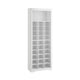 74 Inch Shoe Rack Wide Top Shelf 30 Pairs Storage Compartments White By Casagear Home BM316305