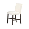 Ghy 25 Inch Dining Side Chair Set of 2, White Textured Upholstery, Brown By Casagear Home