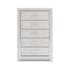 Ashley 51’’ Tall Dresser Chest 5 Drawers White Wood Finish BM316571