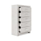Ashley 51’’ Tall Dresser Chest 5 Drawers White Wood Finish BM316571