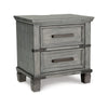 Zac 57 Inch Nightstand 6 Drawers Contemporary Metal Accents Light Gray By Casagear Home BM316585