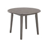 Ashley Ora 43" Dining Table, Round Surface, Dual Drop Leaves, Gray