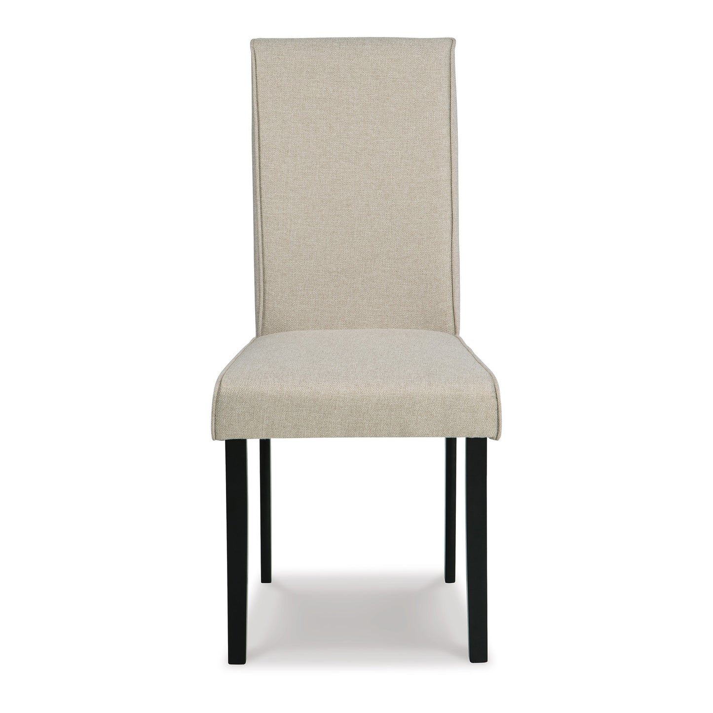 Pim 19 Inch Dining Side Chair, Set of 2, Upholstered, High Backrest, Beige By Casagear Home