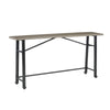 Ashley Xin 72" Counter Height Table, Metal Hardware, Rich Brown