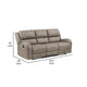 Patsy 85’’ Manual Double Recliner Sofa Brown Microfiber by Casagear Home BM316723