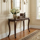 Croy 52 Inch Sofa Table, Classic Cabriole Legs, Cherry Brown By Casagear Home