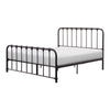 Ethan Full Size Metal Bed, Bronze Spindle Design, Heavy Duty Slat Support By Casagear Home