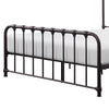 Ethan Full Size Metal Bed, Bronze Spindle Design, Heavy Duty Slat Support By Casagear Home