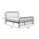 Ethan Full Size Metal Bed, Bronze Spindle Design, Heavy Duty Slat Support By Casagear Home