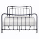 Engel Full Size Bed Metal Spindle Frame in Gray Finish Traditional Style By Casagear Home BM316829