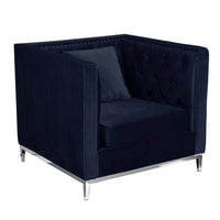 Navy Blue and Chrome