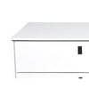 Ida 60 Inch TV Entertainment Console, Drawer, Pull Down Door, White Lacquer By Casagear Home