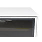 Ida 60 Inch TV Entertainment Console, Drawer, Pull Down Door, White Lacquer By Casagear Home