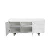 Taho 63 Inch Sideboard Buffet Server Cabinet 1 Double Door Cabinet White By Casagear Home BM317030