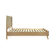 Cid Allie Queen Platform Bed Panel Headboard Walnut Brown Acacia Wood By Casagear Home BM317249
