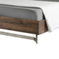 Cabi Queen Platform Bed Solid Oil Rubbed Aged Oak Rustic Brown Finish By Casagear Home BM317270