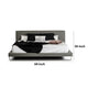 Zio Queen Size Platform Bed Cushioned Tufted Gray Faux Leather Upholstery By Casagear Home BM317276