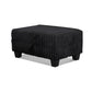 Ega 81 Inch Sectional Sofa Chaise Ottoman Bluetooth Speakers Black By Casagear Home BM317385