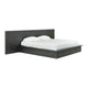 Cid Lime Queen Platform Bed 2 Drawers Wall Headboard Dark Gray Finish By Casagear Home BM317451