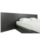Cid Lime Queen Platform Bed, 2 Drawers, Wall Headboard, Dark Gray Finish By Casagear Home