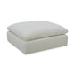 Reno Reya 43 Inch Ottoman Off White Polyester Pillow Seat Solid Wood By Casagear Home BM317626