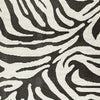Ashley Thom 8 x 10 Large Area Rug Bold Zebra Print Black White BM318230