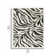 Ashley Thom 8 x 10 Large Area Rug Bold Zebra Print Black White BM318230