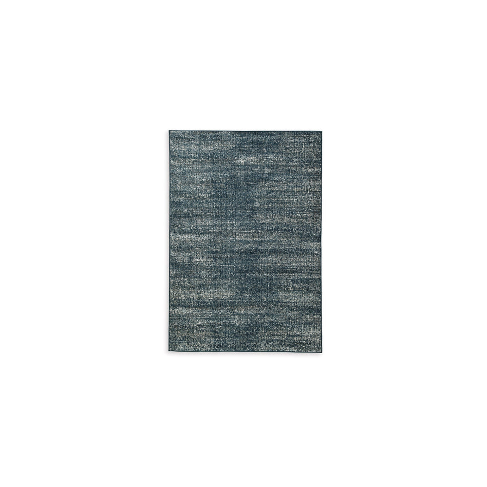 Beni 8 x 10 Large Area Rug, Abstract Linear Design, Machine Woven, Black By Casagear Home