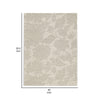 Ashley Adas 5 x 7 Medium Area Rug Tufted Floral Pattern Beige BM318235
