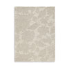 Adas 8 x 10 Large Area Rug, Hand Tufted Floral Pattern, Beige Wool By Casagear Home