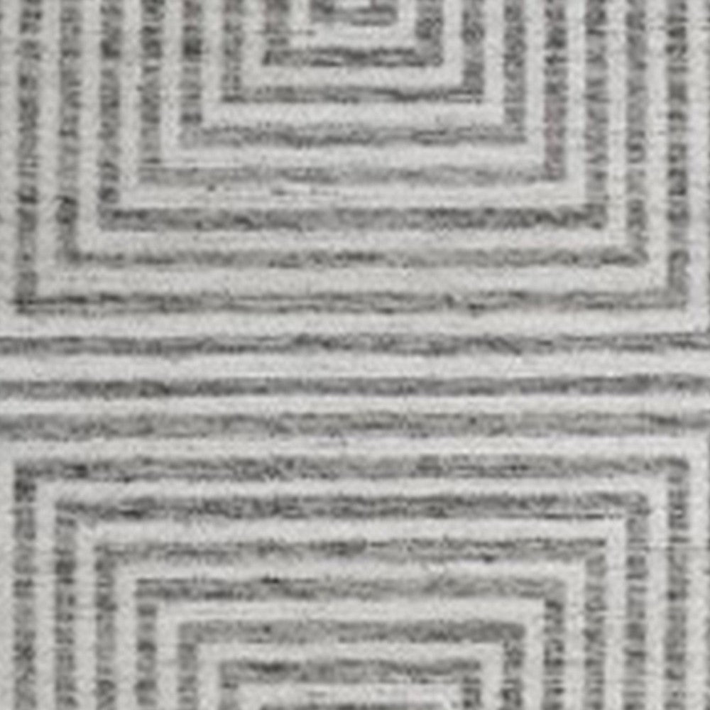 Ashley Seni 8 x 10 Large Area Rug Geometric Woven Black Ivory BM318238