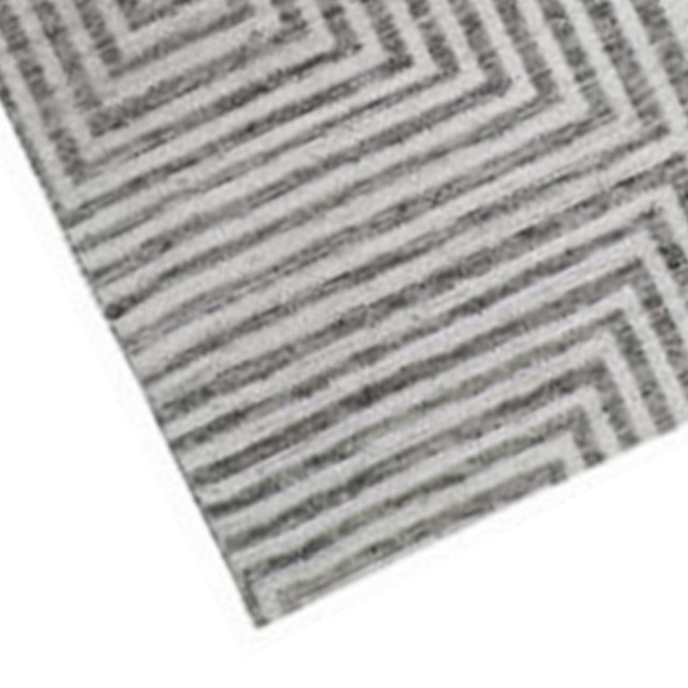 Ashley Seni 8 x 10 Large Area Rug Geometric Woven Black Ivory BM318238