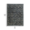 Ashley Hiy 8 x 11 Large Area Rug Persian Inspired Motif Black BM318243