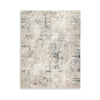Ashley Toer 5 x 7 Medium Area Rug Abstract Art Gray White