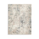 Ashley Toer 5 x 7 Medium Area Rug Abstract Art Gray White