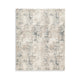 Ashley Toer 8 x 10 Large Area Rug Abstract Art Gray White