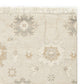 Kia 8 x 10 Large Area Rug, Handwoven Floral Patterns, Beige Brown Wool By Casagear Home