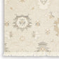 Kia 8 x 10 Large Area Rug, Handwoven Floral Patterns, Beige Brown Wool By Casagear Home