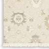 Kia 8 x 10 Large Area Rug Handwoven Floral Patterns Beige Brown Wool By Casagear Home BM318248