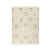 Kia 8 x 10 Large Area Rug, Handwoven Floral Patterns, Beige Brown Wool By Casagear Home