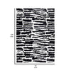 Ashley Shaw 8 x 10 Large Area Rug Abstract Design Black Ivory BM318262